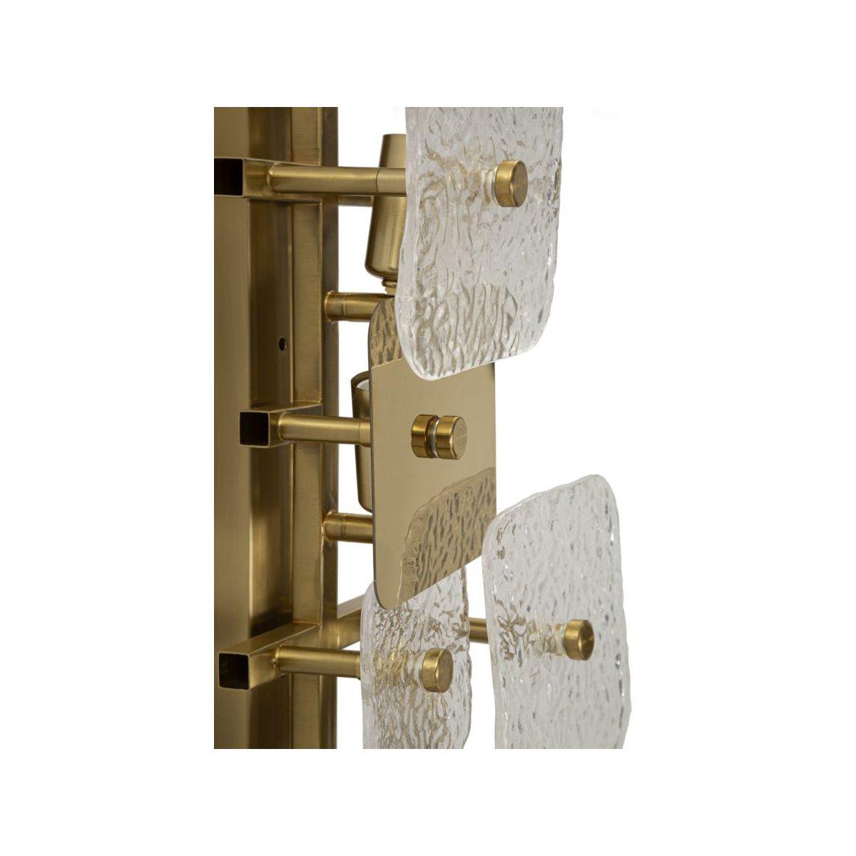 Lampada da muro glassy cm 24x13x76