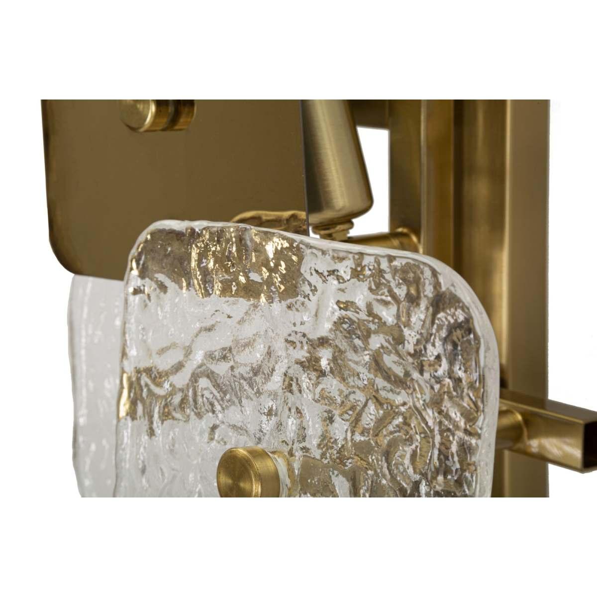 Lampada da muro glassy cm 24x13x76