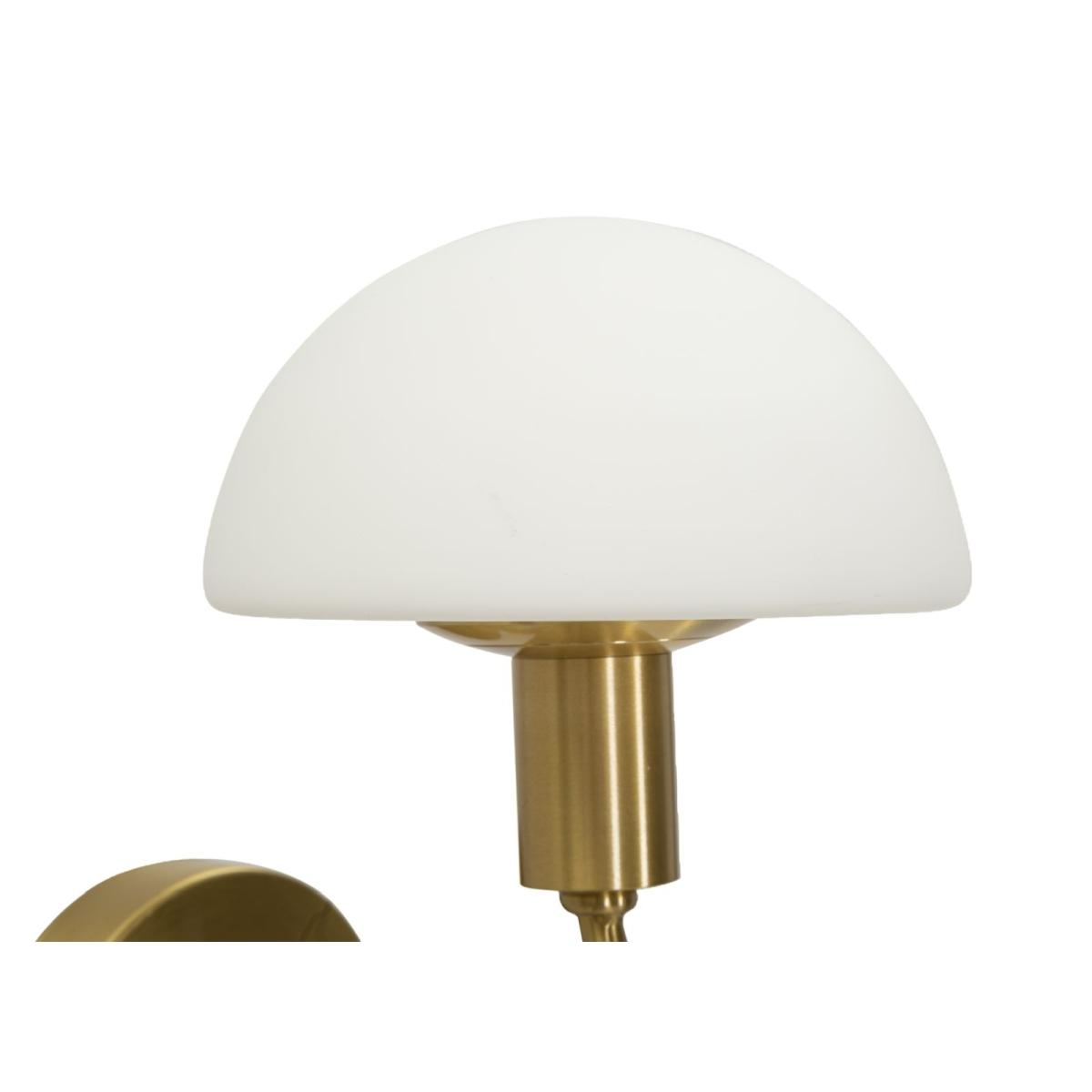 Lampada da muro lovy gold cm 23x15x22