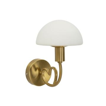 Lampada da muro lovy gold cm 23x15x22