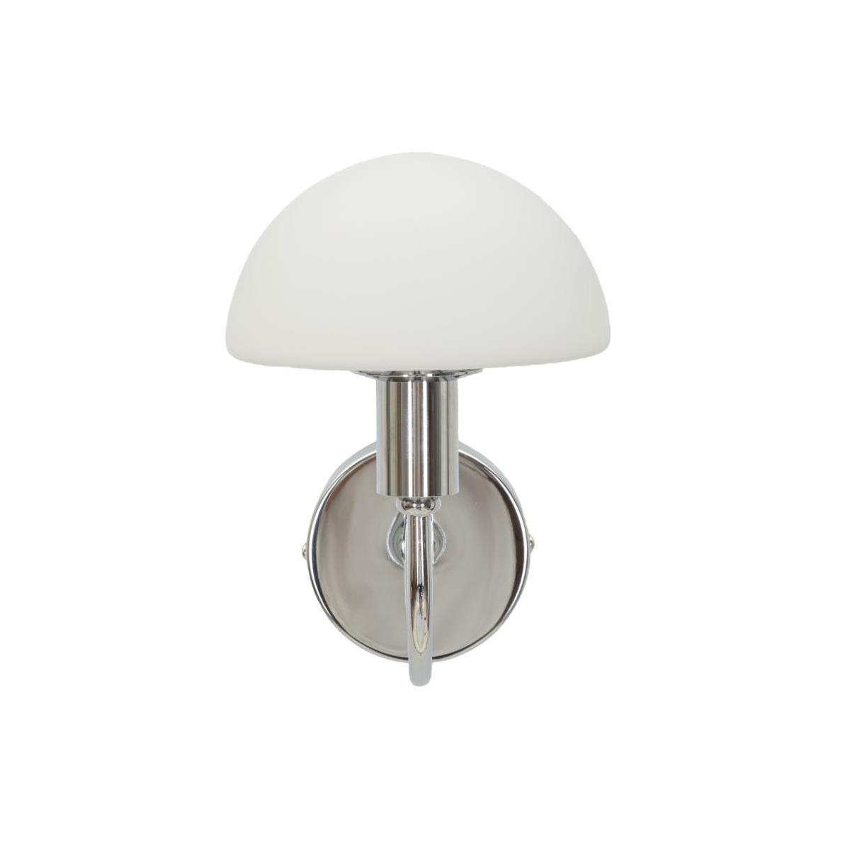 Lampada da muro lovy silver cm 23x15x22