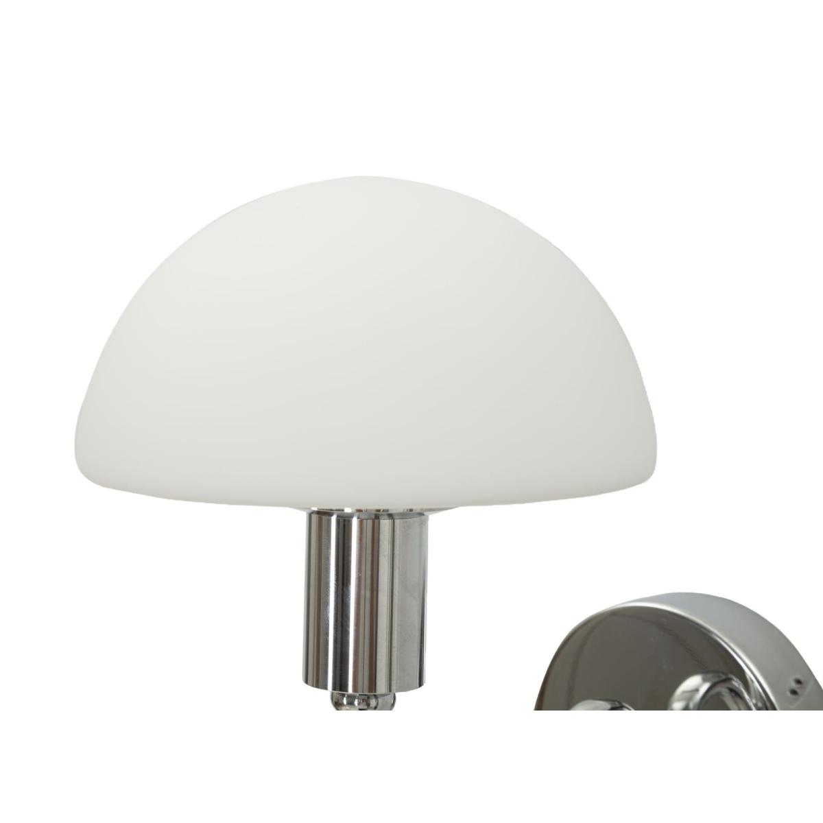 Lampada da muro lovy silver cm 23x15x22