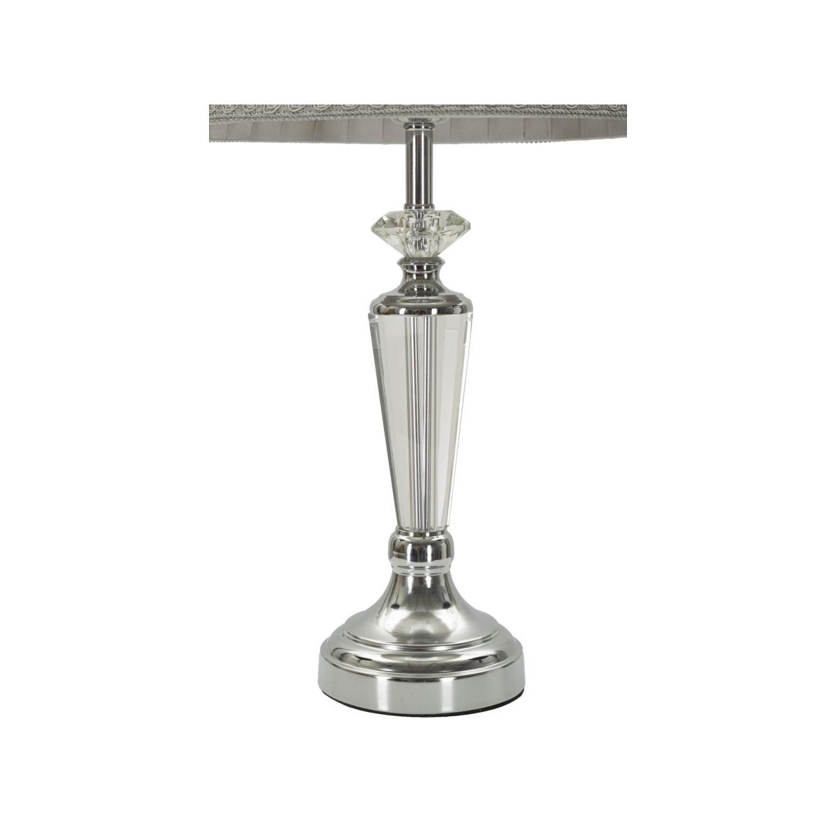 Lampada da tavolo silvery cm Ø 30x56