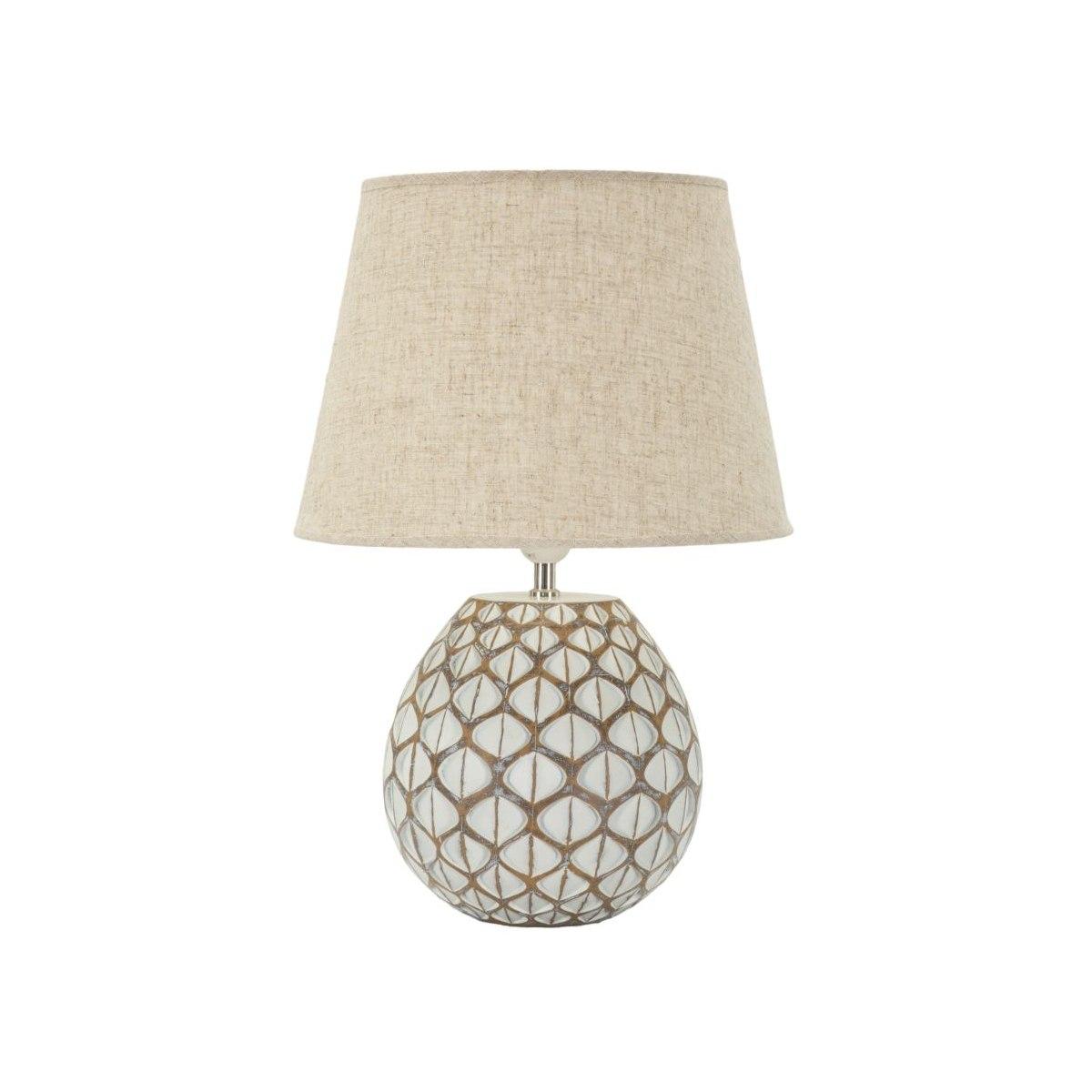 Lampada da tavolo resina tibet cm Ø 35x52