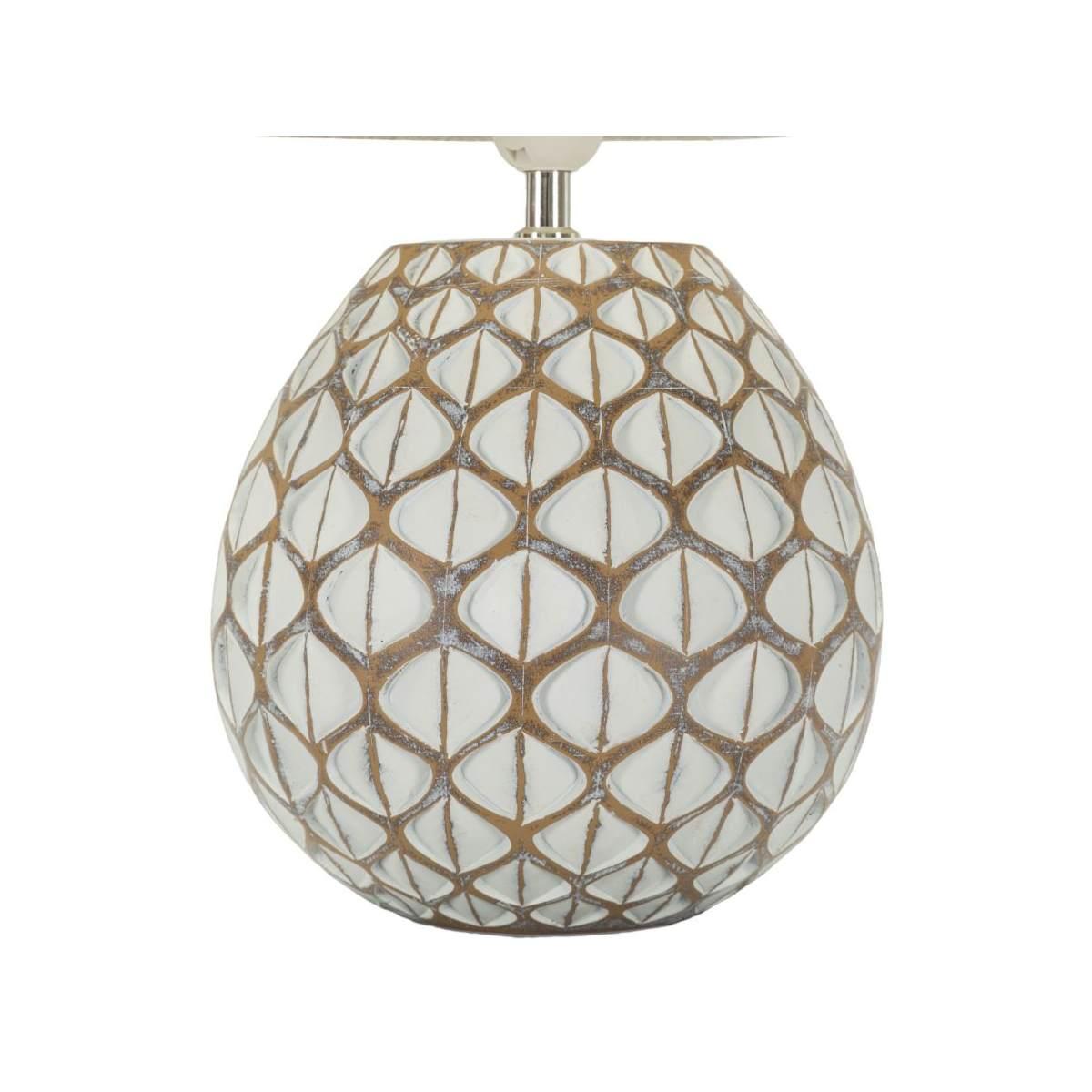 Lampada da tavolo resina tibet cm Ø 35x52