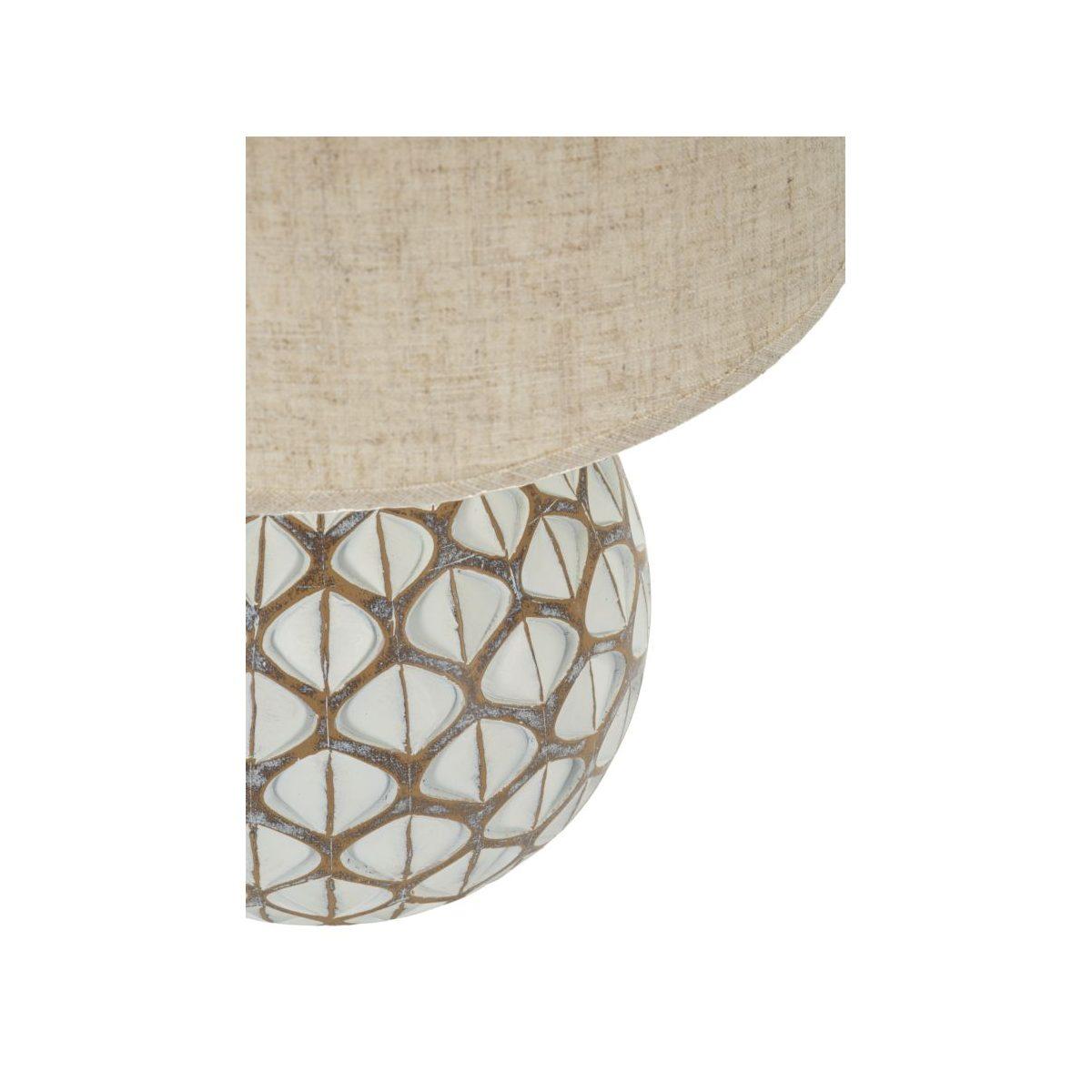 Lampada da tavolo resina tibet cm Ø 35x52