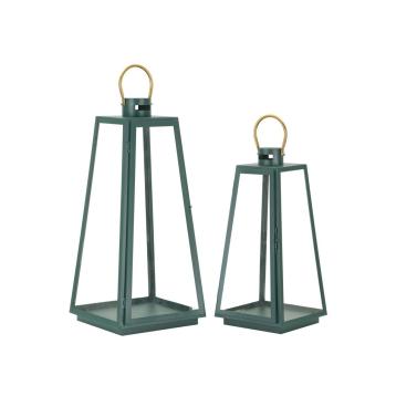 Lanterne grent set 2 pz cm Ø 25x25x57-20x20x45