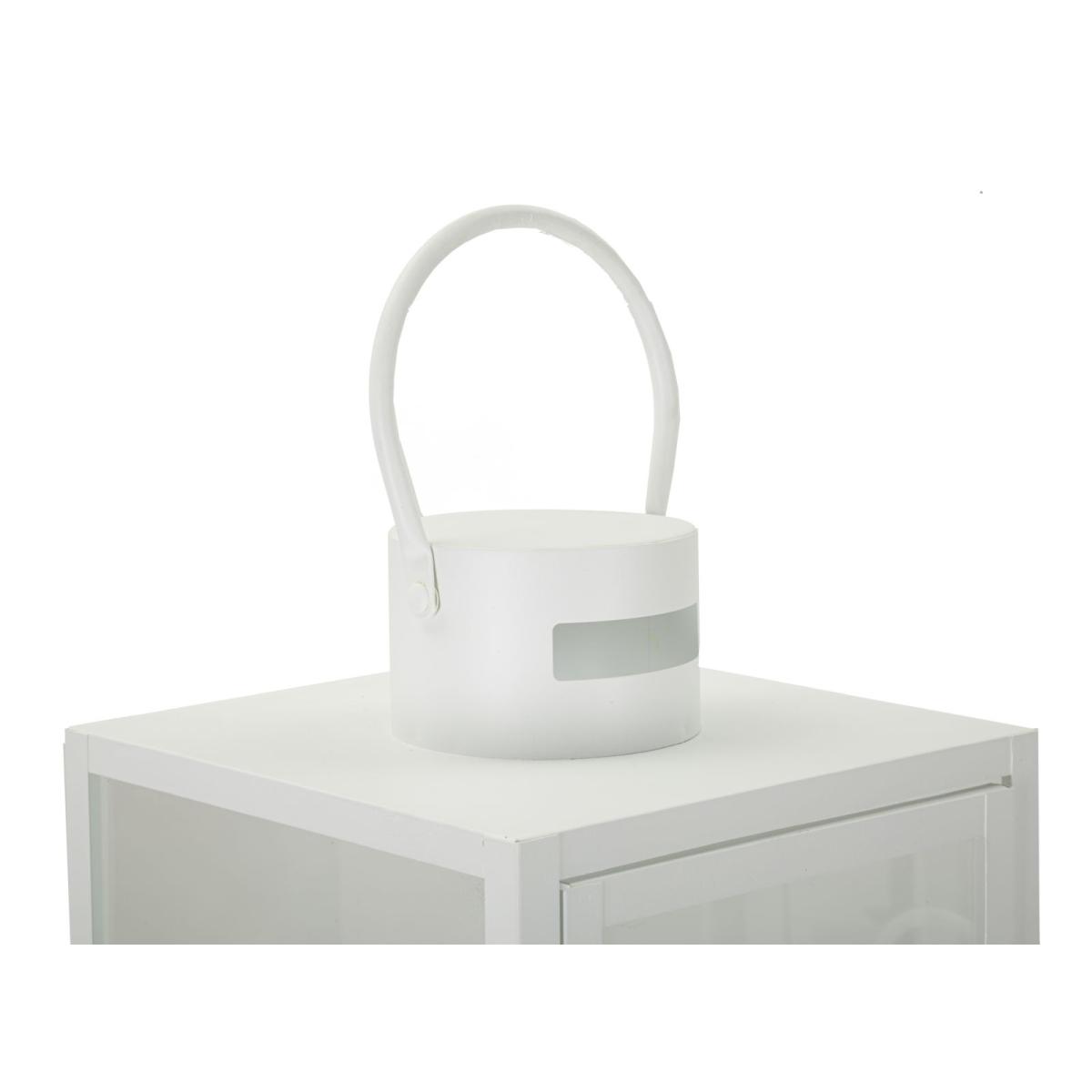 Lanterne white set 3 pz cm 22x22x66-18x18x49,5-14x14x39