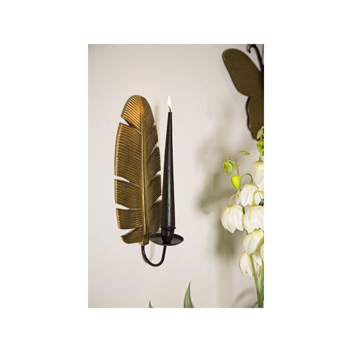 P/cand da muro leaf cm 12,8x8,9x31,2 min 2