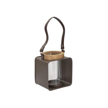 Lanterna glass cm 16x13x18,5 min 2
