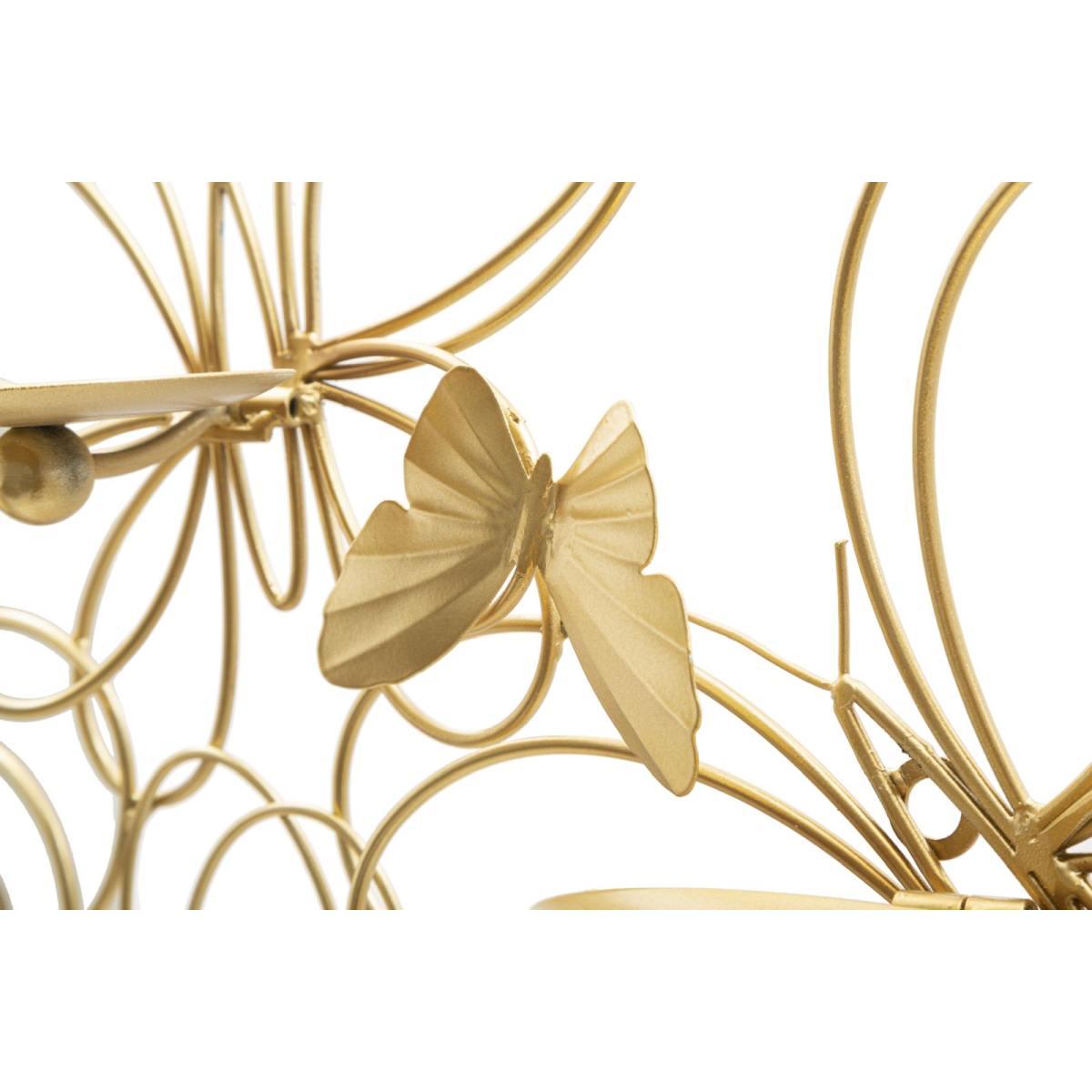 P/cand da muro farfalle cm 61x12x34