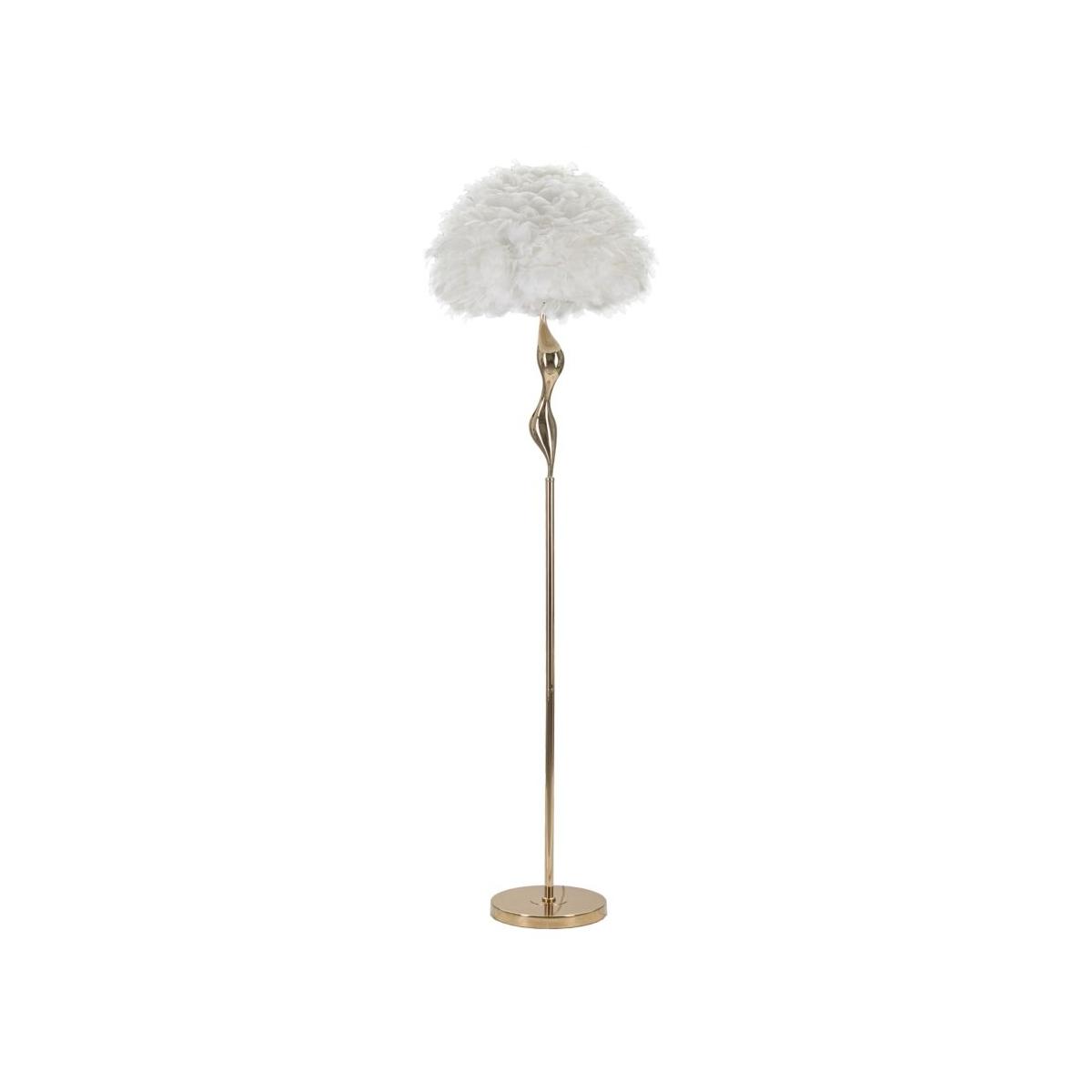 Lampada da terra slim bianca cm Ø 50x165