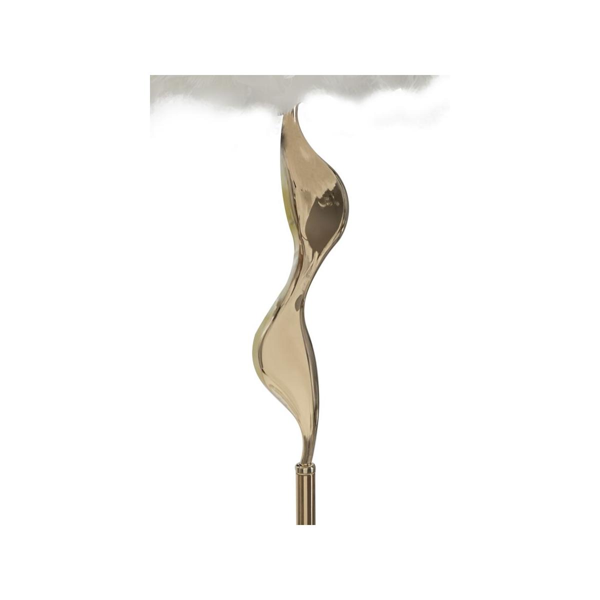 Lampada da terra slim bianca cm Ø 50x165
