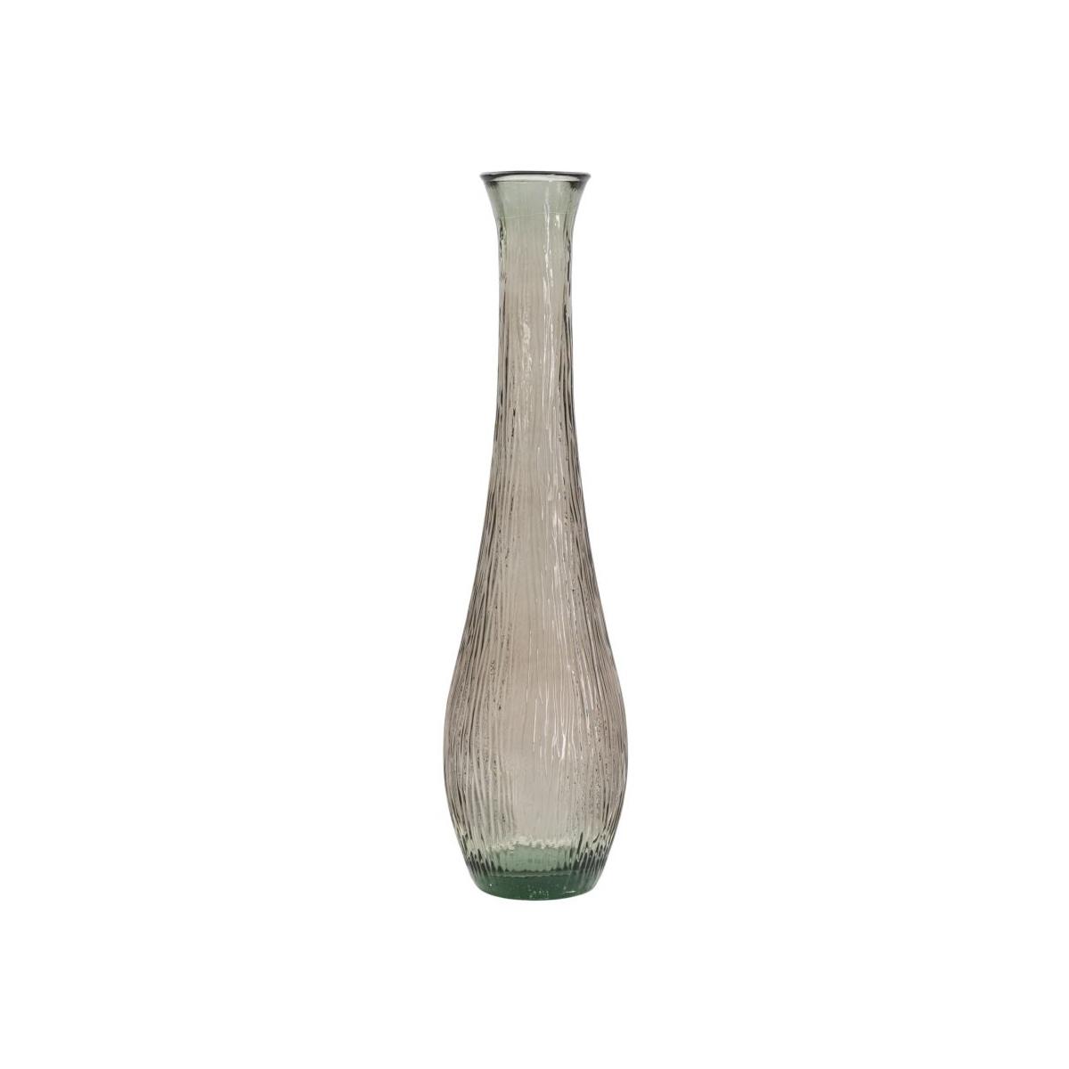 Vaso jarron arabe vetro riciclato brown cm Ø 25x99 (made in spain)