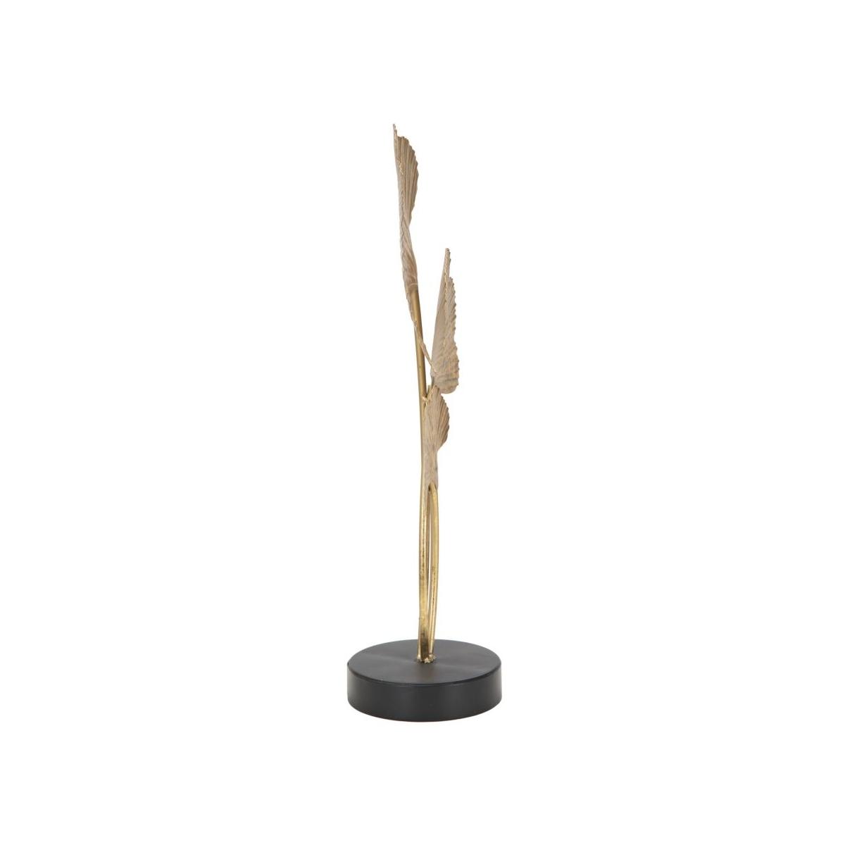 Scultura foglie cm 24,5x10,5x40,5 min 2