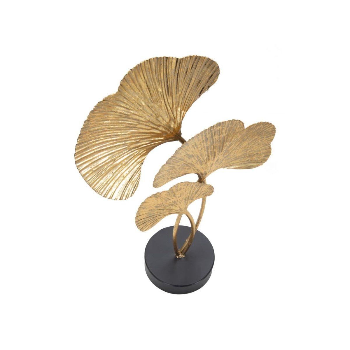 Scultura foglie cm 24,5x10,5x40,5 min 2