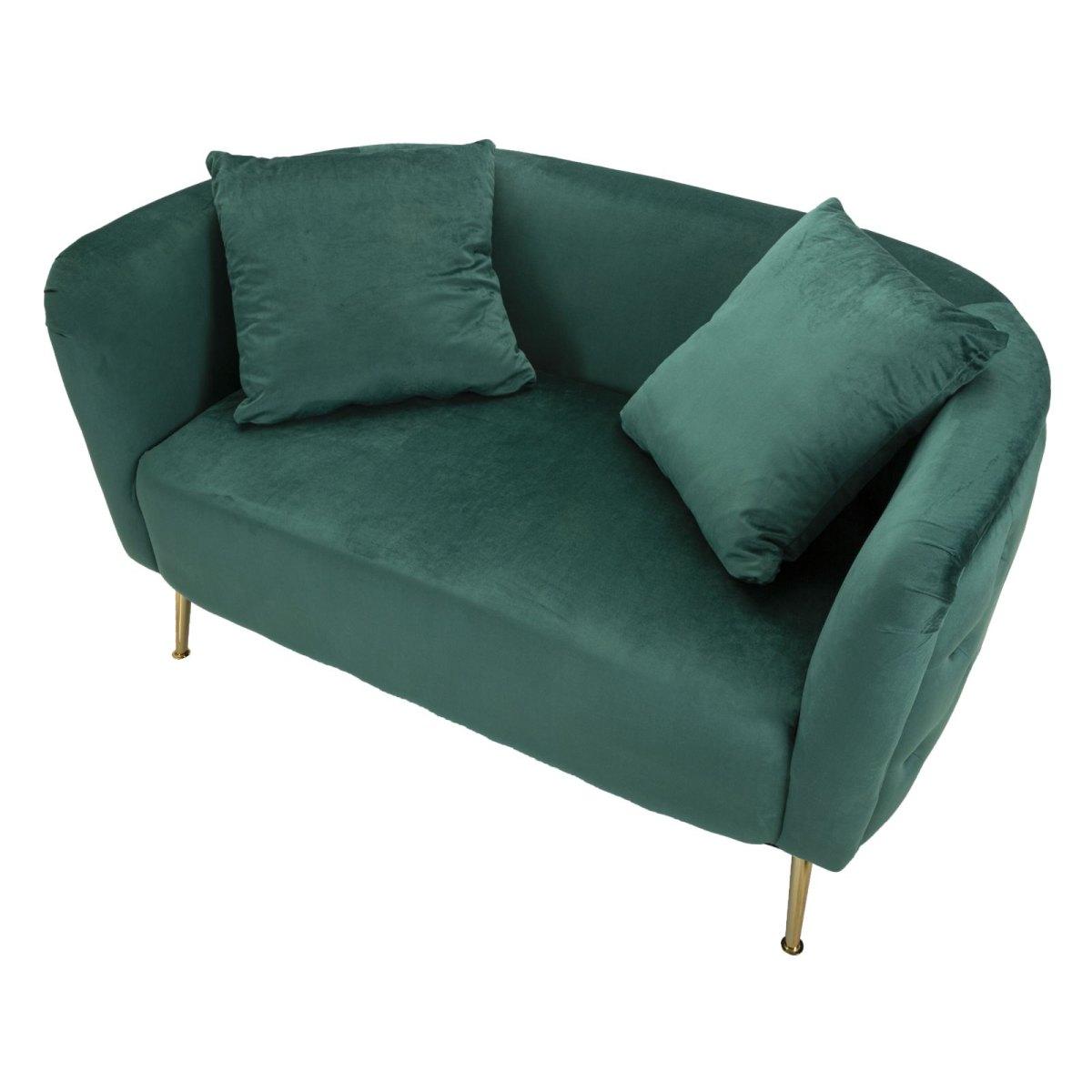 Divanetto bucarest verde cm 127x74x73