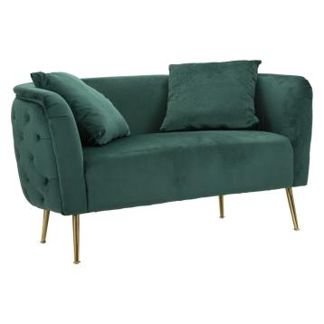 Divanetto bucarest verde cm 127x74x73