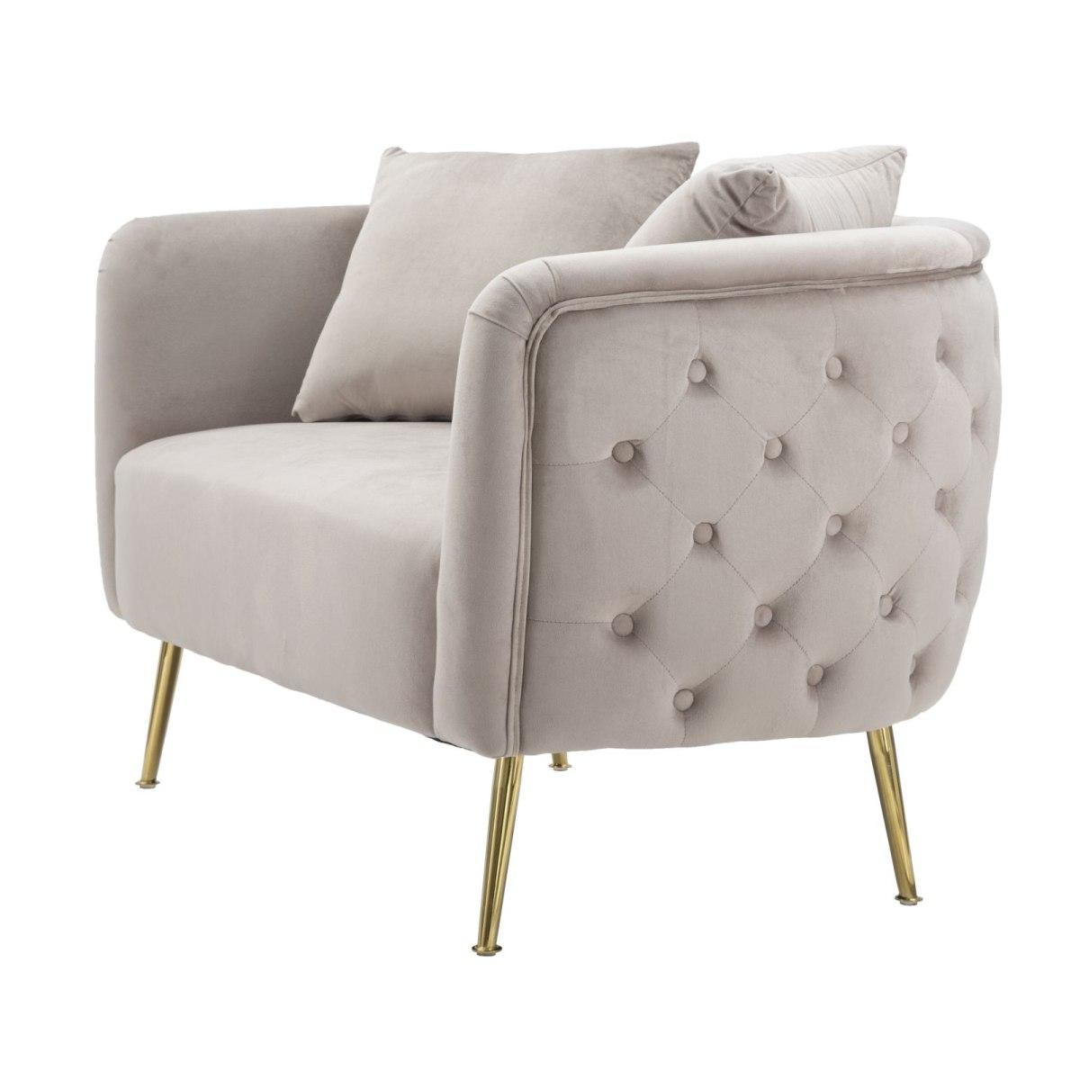 Divanetto bucarest grigio cm 127x74x73