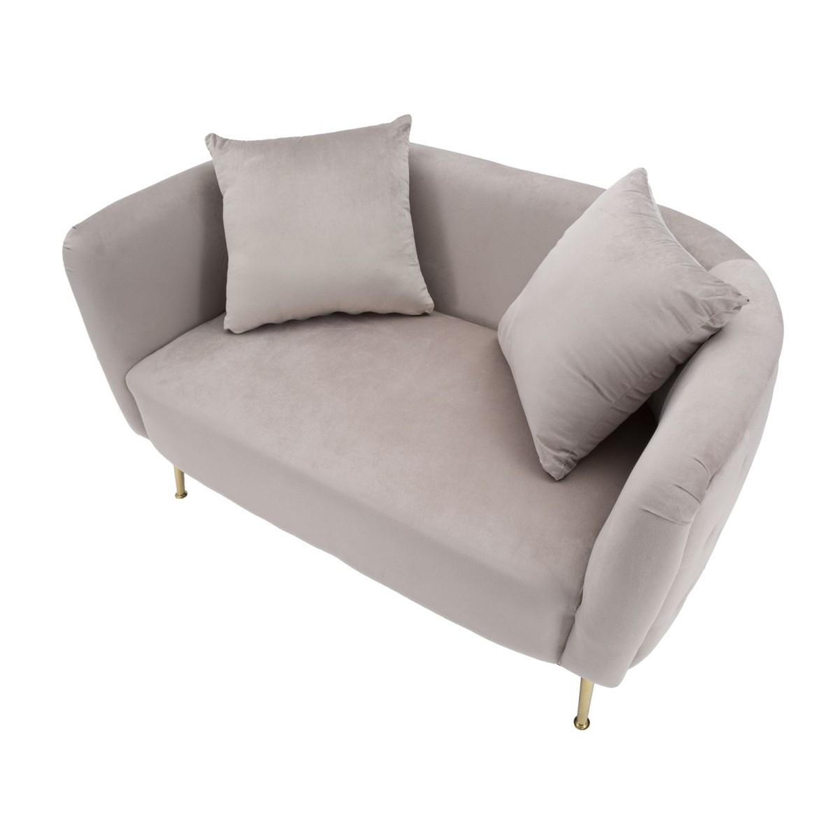 Divanetto bucarest grigio cm 127x74x73