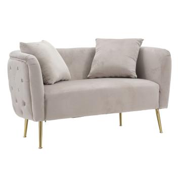 Divanetto bucarest grigio cm 127x74x73