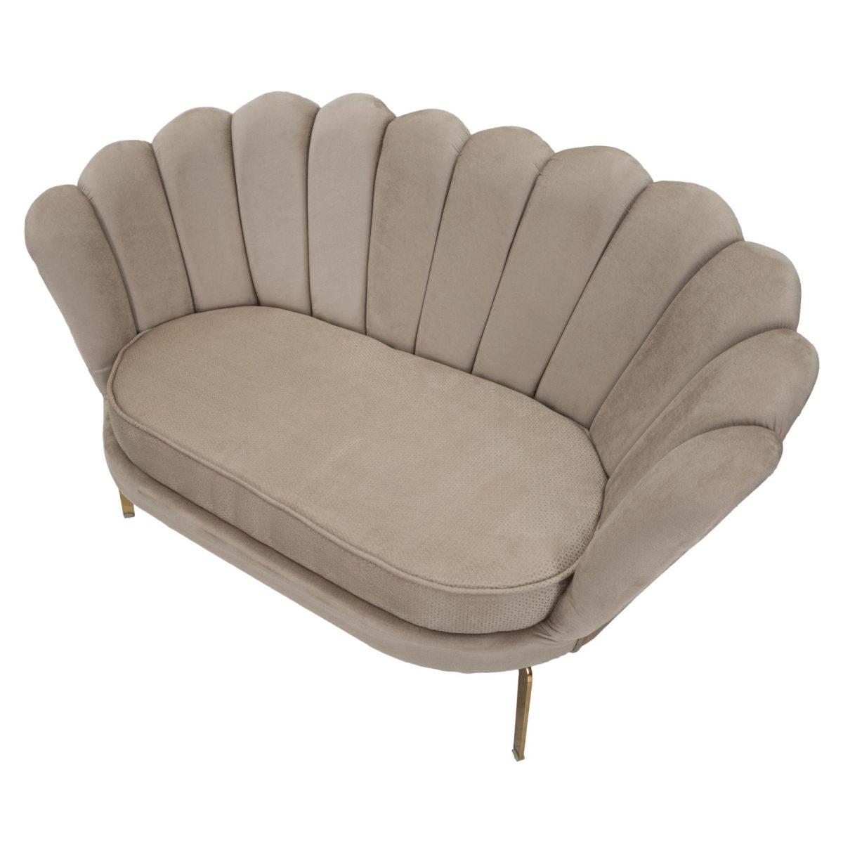Divano vienna plus crema cm 136x76x78