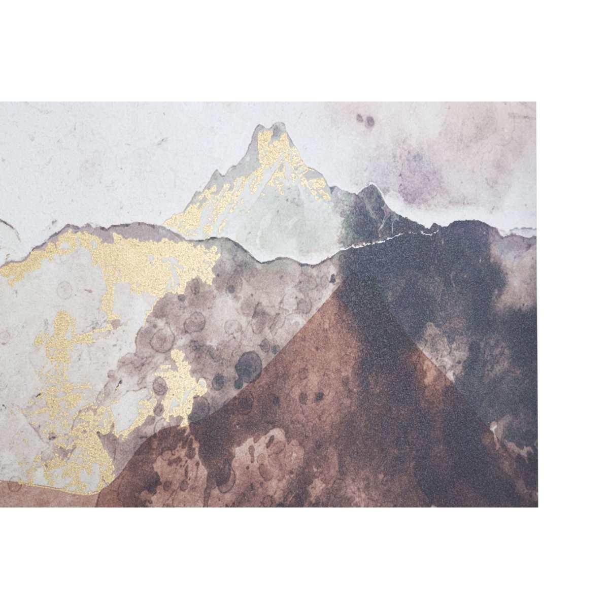 Stampa dipinta brown mountain cm 80x3x120