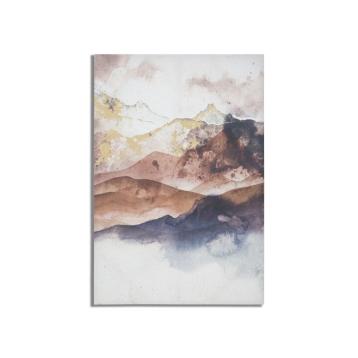 Stampa dipinta brown mountain cm 80x3x120