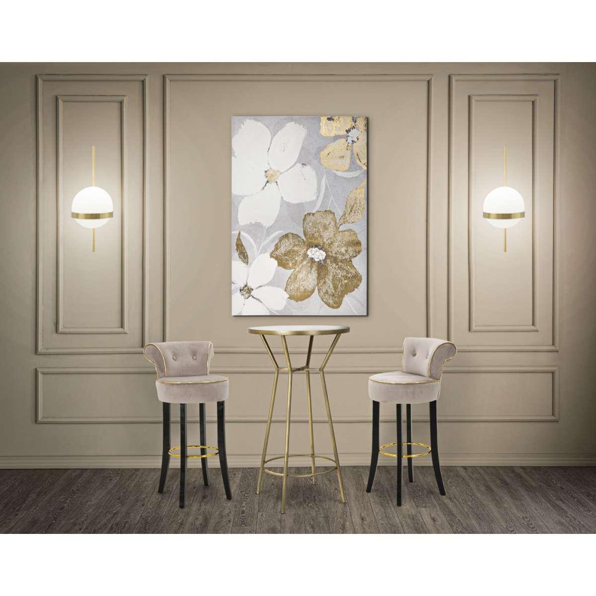 Stampa dipinta flowery cm 80x3x120