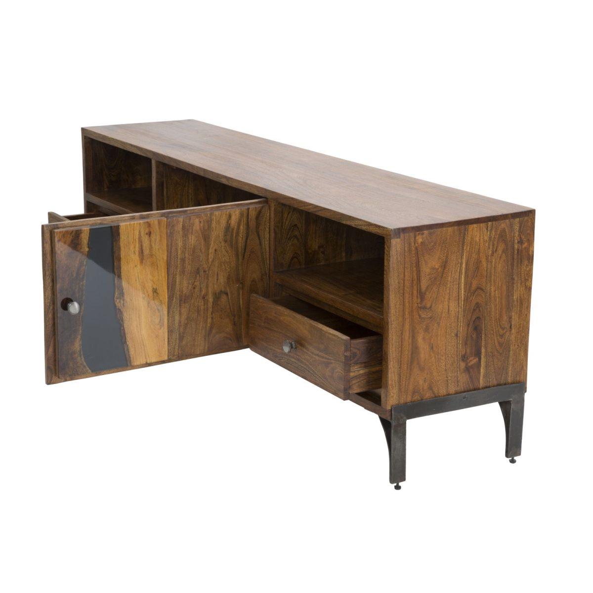 P/tv mustang cm 175x40x60 (legno di acacia nilotica)