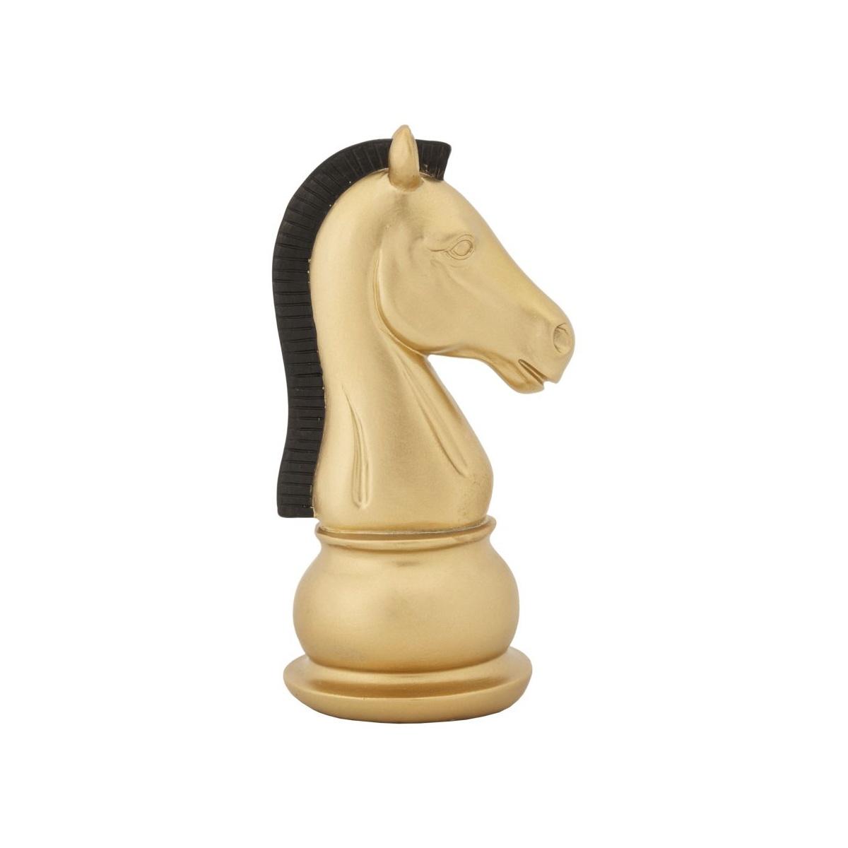 Cavallo oro e nero cm 10,5x8,5x19 min 2