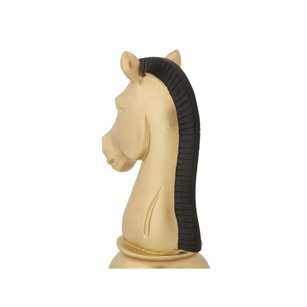Cavallo oro e nero cm 10,5x8,5x19 min 2