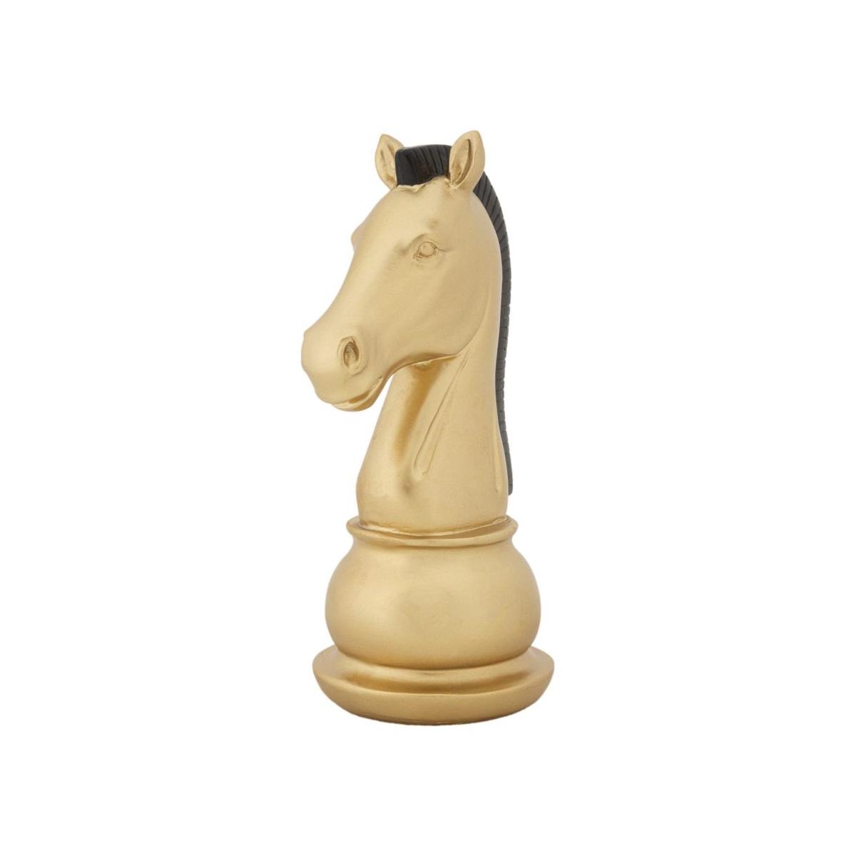 Cavallo oro e nero cm 10,5x8,5x19 min 2