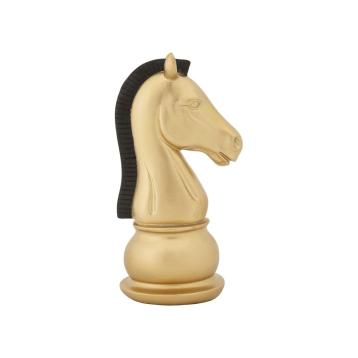 Cavallo oro e nero cm 10,5x8,5x19 min 2