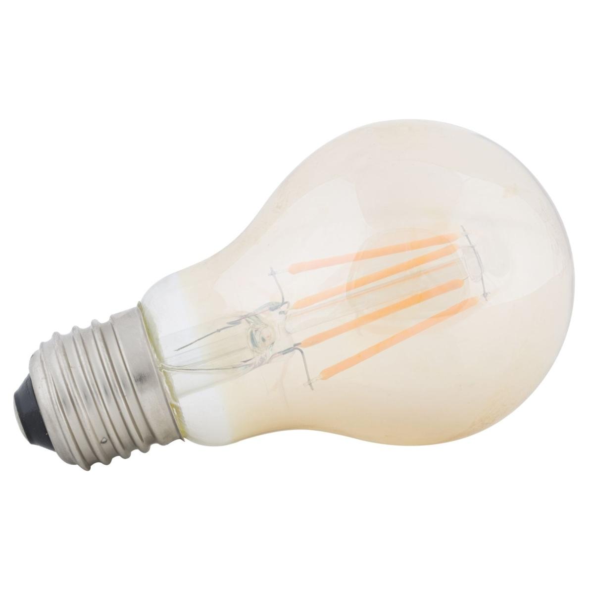 LAMPADINA LED "A60" *220-240V 4W 2200K E27* AMBER CM Ø 6X10