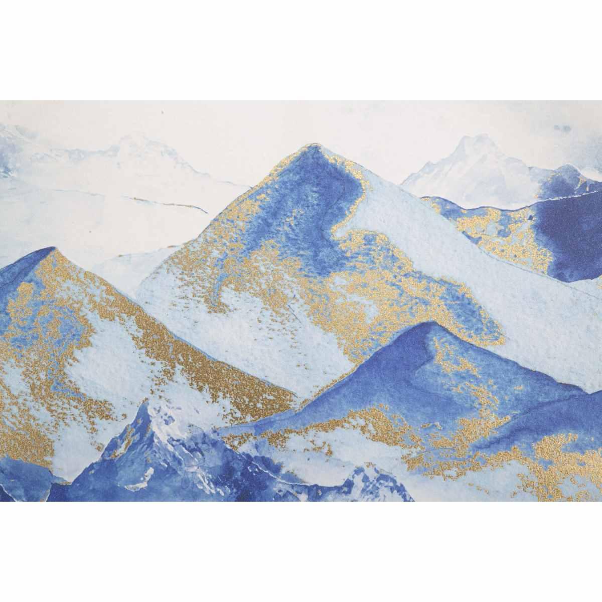 Stampa dipinta mountain cm 80x3x120