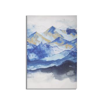 Stampa dipinta mountain cm 80x3x120