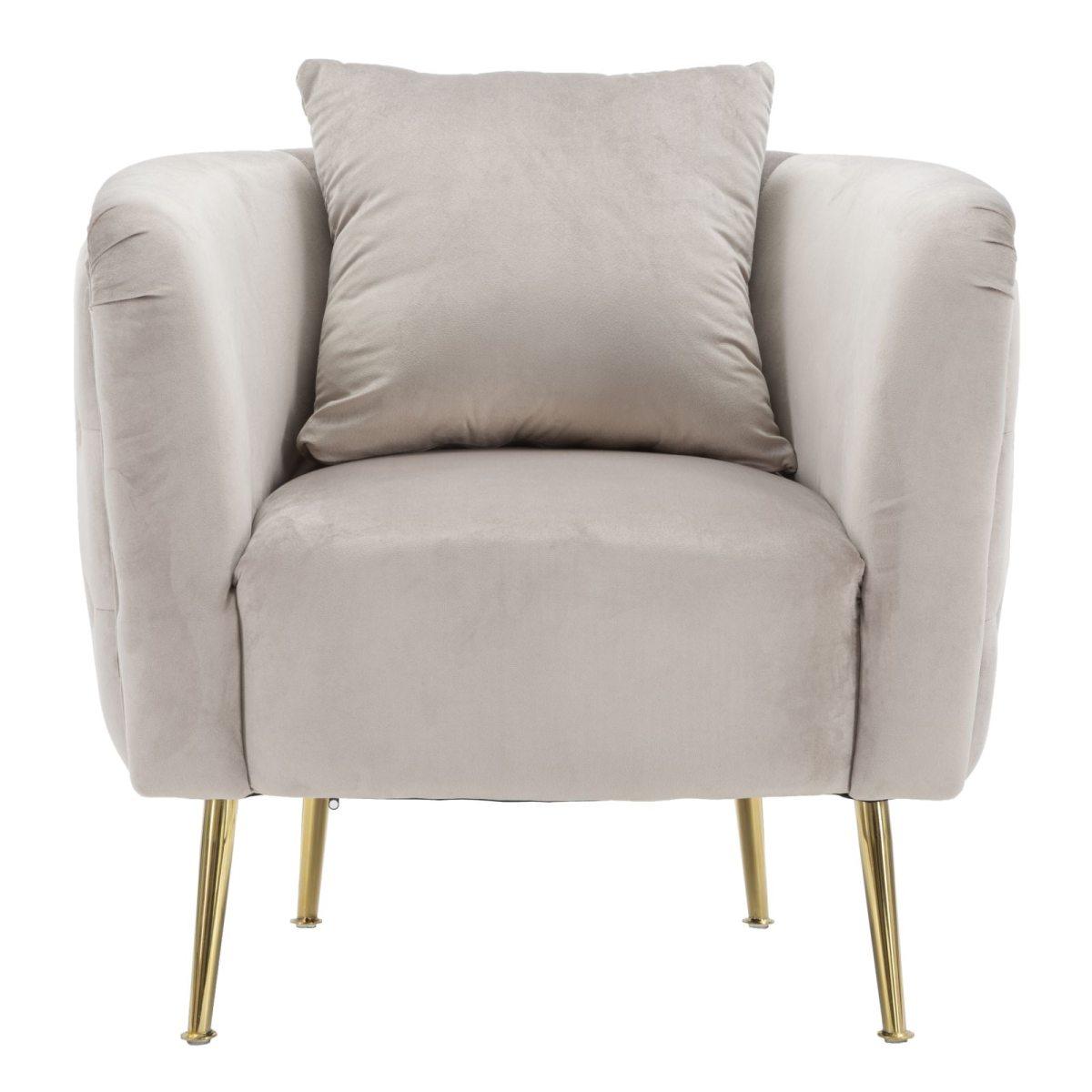 Poltrona bucarest grigia cm 76x74x73