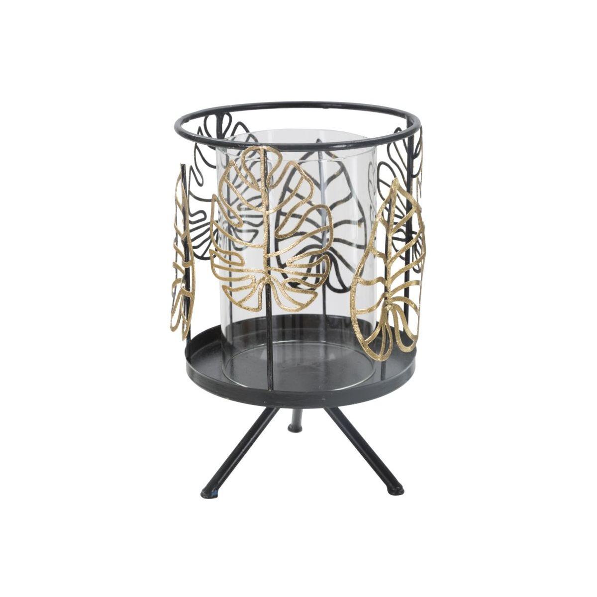 P/cand foglie gold cm Ø 15x23,3 min 2