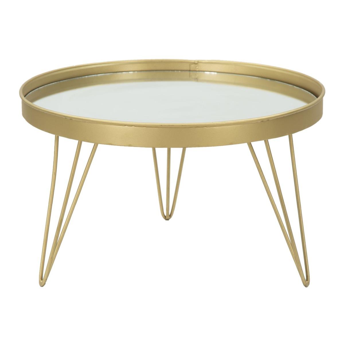 S/tasche glam gold/mirror cm Ø 36,5x22