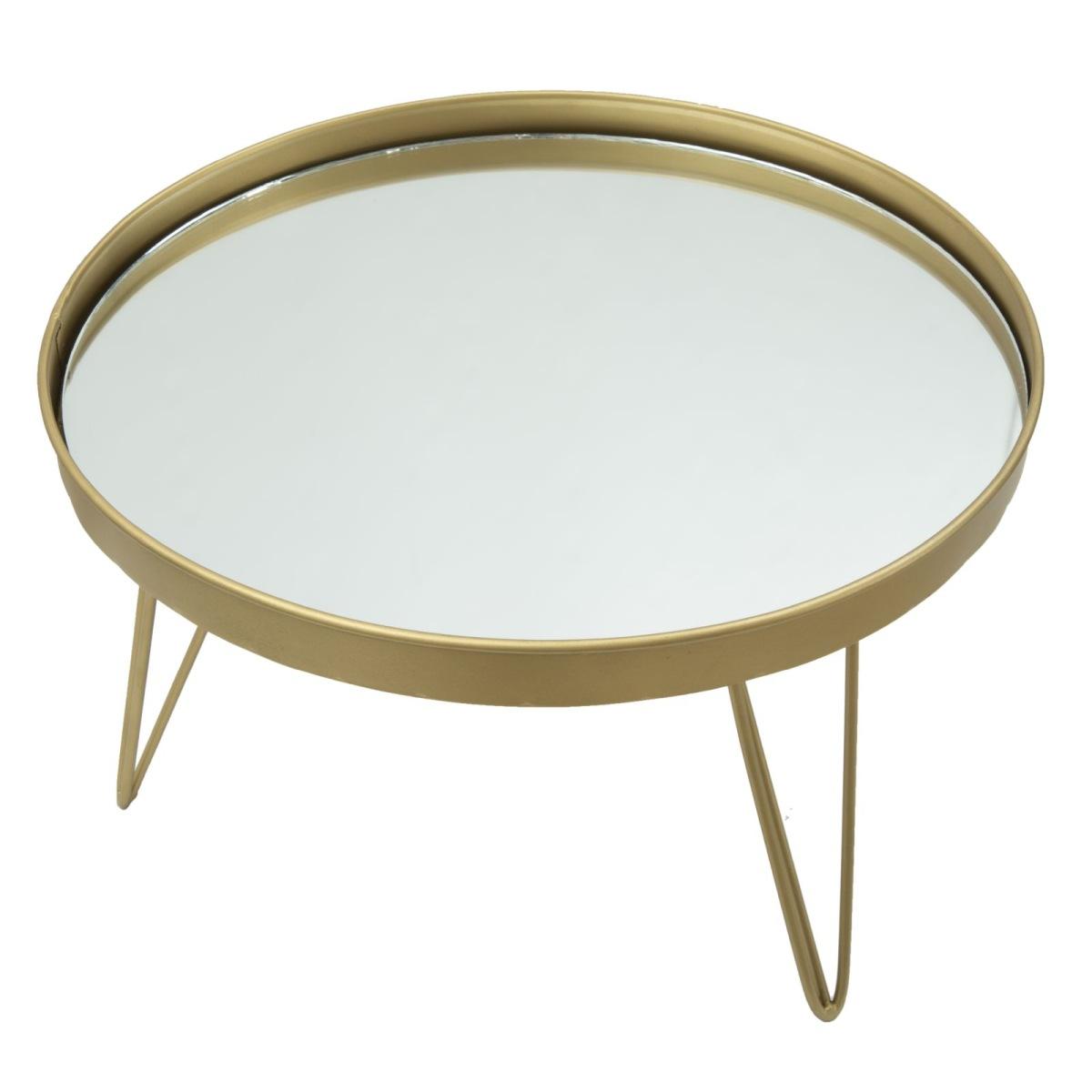 S/tasche glam gold/mirror cm Ø 36,5x22