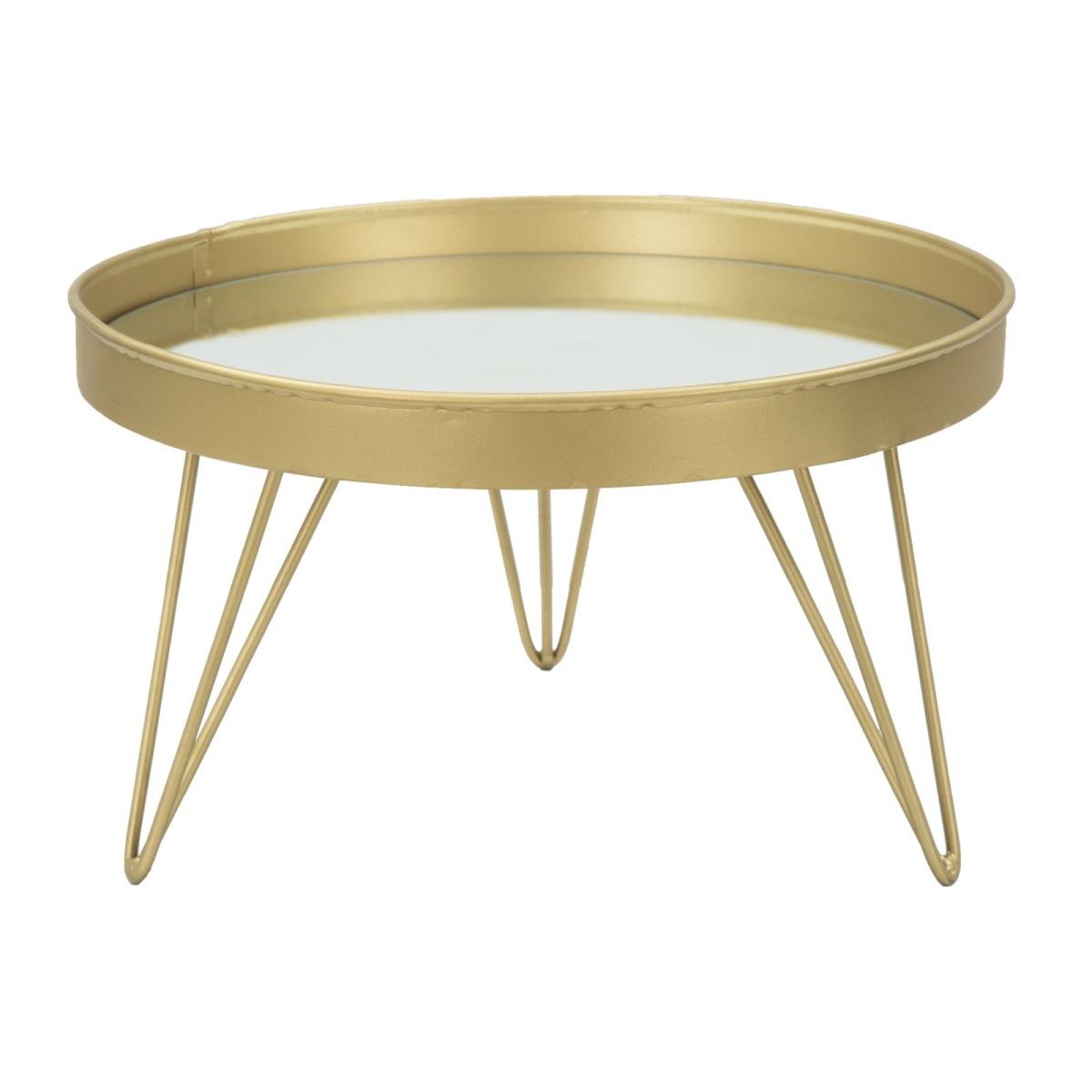 S/tasche glam gold/mirror cm Ø 31x18