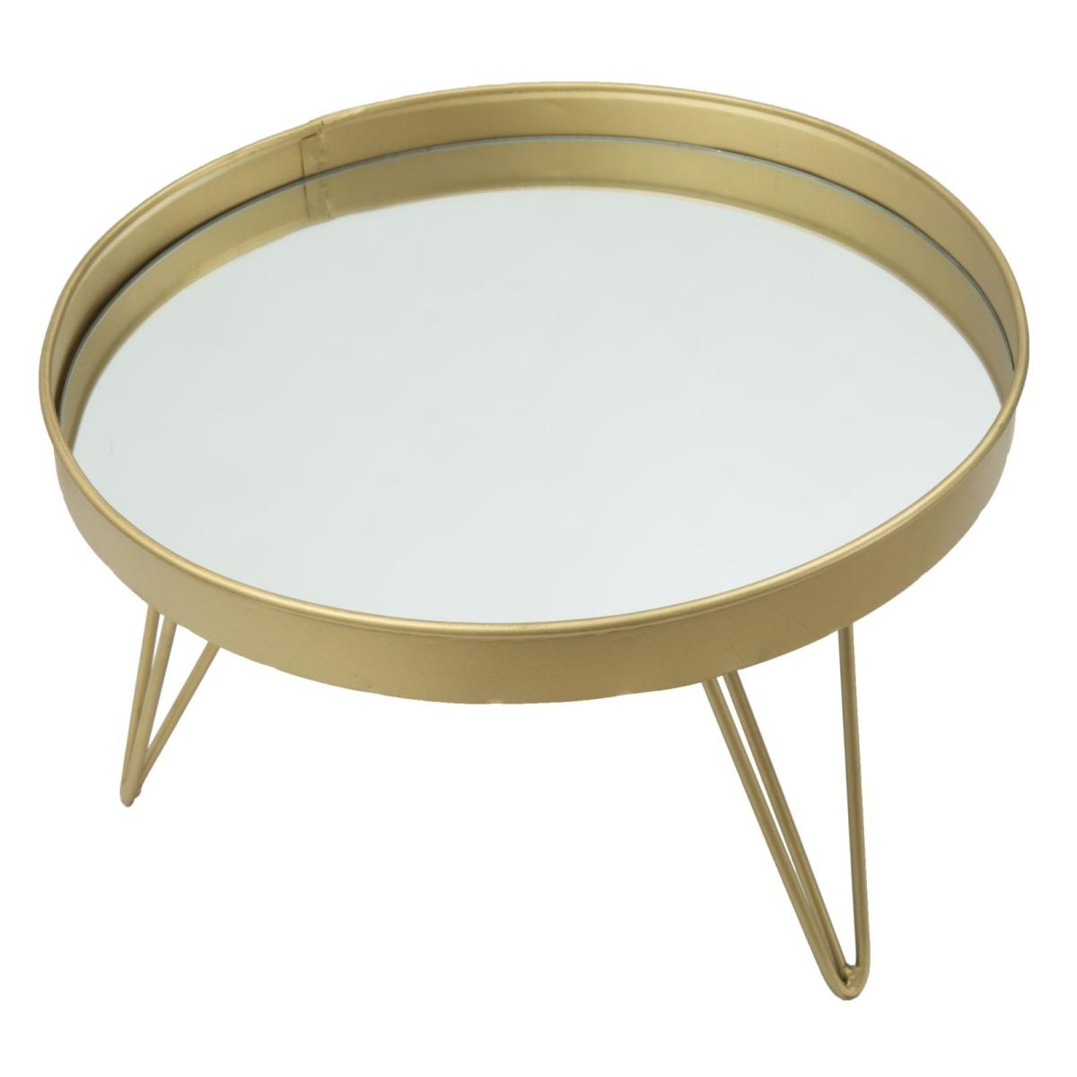 S/tasche glam gold/mirror cm Ø 31x18