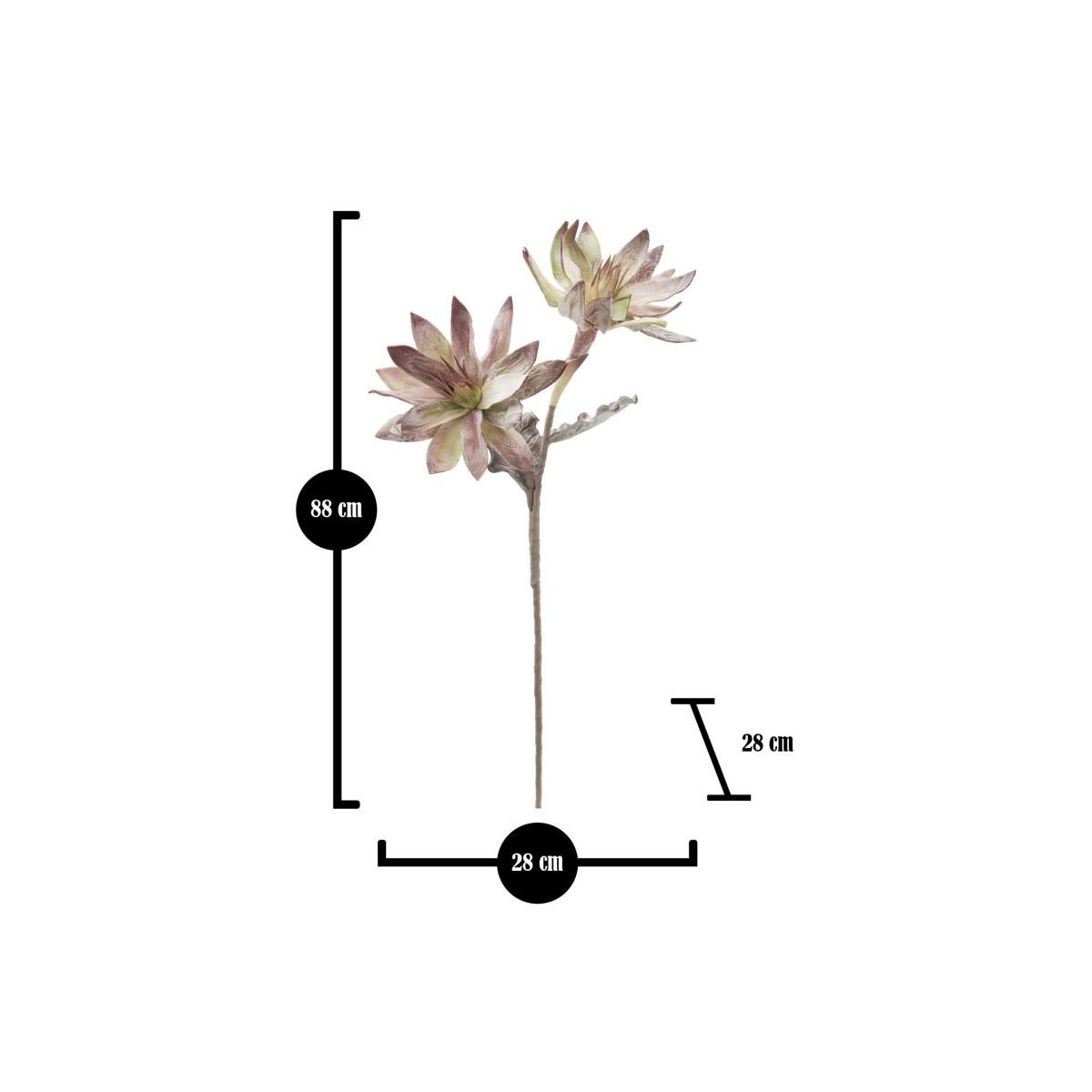 Glsang flower x2 verde cm Ø 28x88 min 12