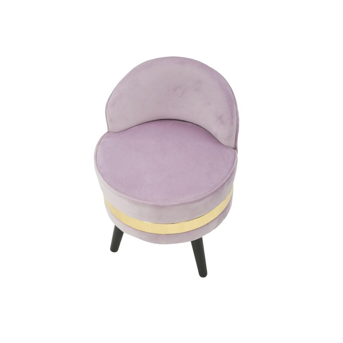 Sedia mini paris rosa cm Ø 45x62<br>