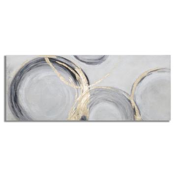 Dipinto su tela circly cm 150x3,8x60