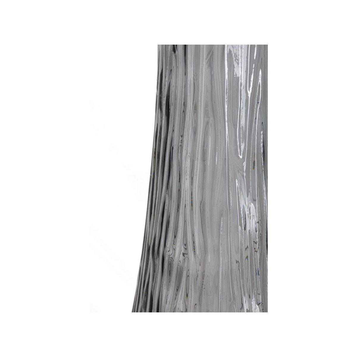 Vaso jarron arabe vetro riciclato fumo cm Ø 25x99 (made in spain)