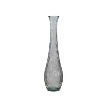 Vaso jarron arabe vetro riciclato fumo cm Ø 25x99 (made in spain)