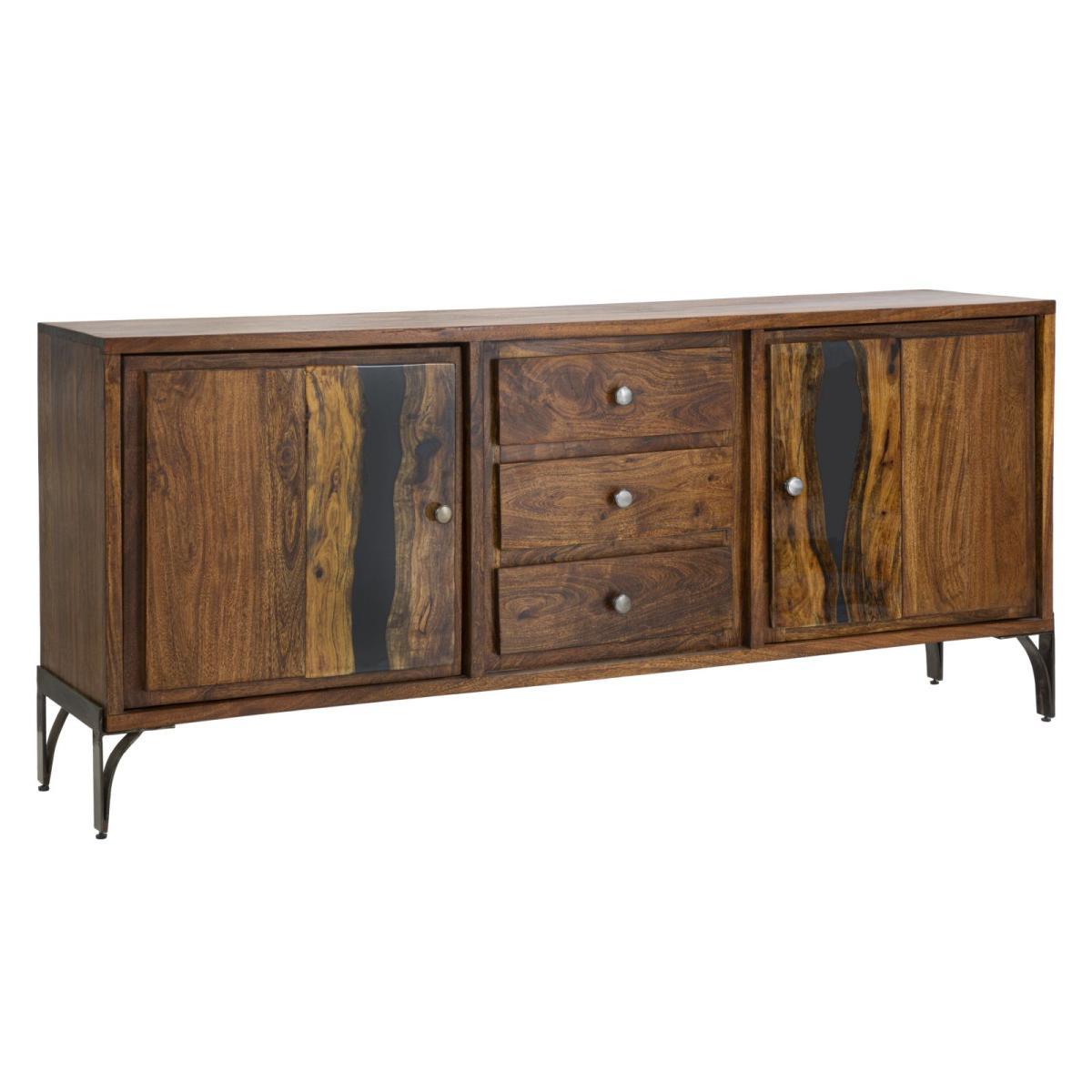 Mobile mustang cm 175x40x75 (legno di acacia nilotica)