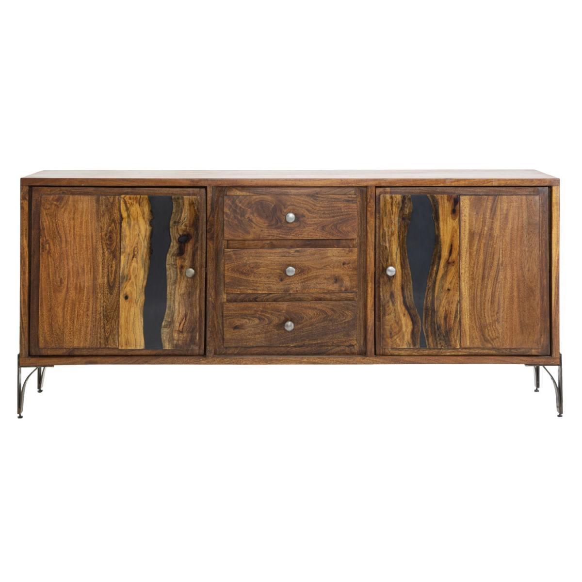 Mobile mustang cm 175x40x75 (legno di acacia nilotica)